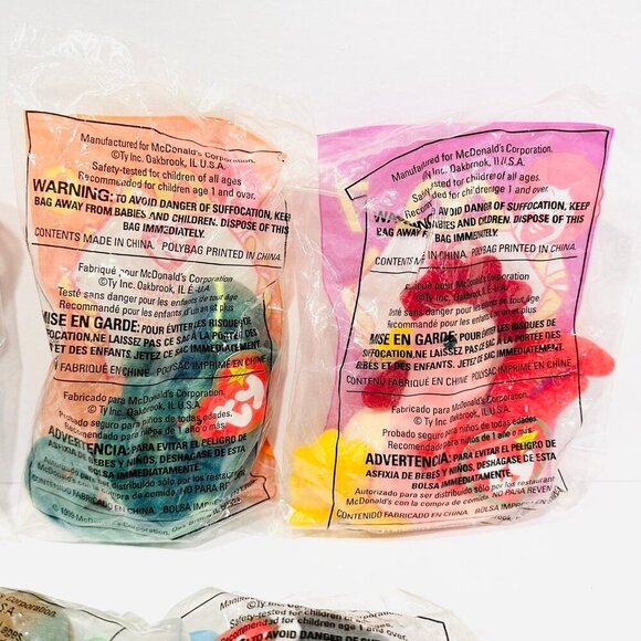 Vintage NIP McDonalds Ty Beanie Babies 1999 - Lot of 7 - Picture 7 of 8